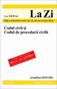 Codul civil si Codul de procedura civila (actualizat la 20.05.2011). Cod 440 - Editie coordonata de conf. univ. dr. Baias Flavius-Antoniu