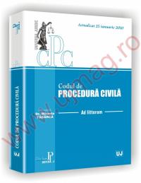 Codul de procedura civila - Ad Litteram - Actualizat 25 ianuarie 2010 - 
