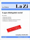 Legea dialogului social (actualizat la 20.05.2011). Cod 441 -