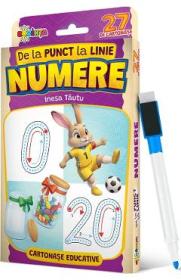 De la punct la linie: Numere. 27 de cartonase educative - Inesa Tautu