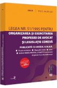 Legea nr. 51 din 1995 pentru organizarea si exercitarea profesiei de avocat si legislatie conexa: 2023 - -