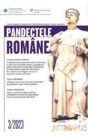 Pandectele Romane Nr.3/2023 - -
