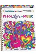Peace, Love and Music. Carte de colorat si activitati - Jess Volinski