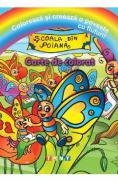 Coloreaza si creeaza o poveste cu fluturi! Carte de colorat - -