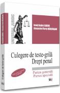 Culegere de teste-grila. Drept penal - Ionut Andrei Barbu, Alexandru Florin Magureanu - Alexandru Florin Magureanu