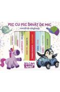 Pachet pic cu pic invat de mic. 12 titluri romana-engleza - -