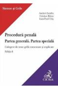 Procedura penala. Partea generala. Partea speciala Ed.6 - Andrei Zarafiu, Ioan-Paul Chis, Cristian Balan - Cristian Balan