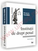 Institutii de drept penal - Petre Buneci