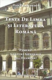 Teste de Limba si Literatura Romana - Dan Dumitrescu