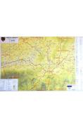 Harta de perete Judetul Brasov - -