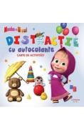 Masha si Ursul. Distractie cu autocolante. Carte de activitati - -