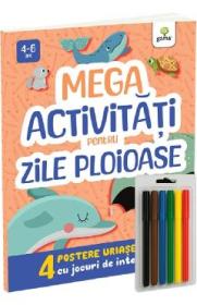 Mega activitati pentru zile ploioase. 4 postere uriase - -