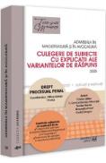 Admiterea in magistratura si in avocatura. Drept procesual penal Ed.7 - Mihai Adrian Hotca, Cristian Balan, Catalin Constantinescu-Maruntel, Teodor Manea, Alexandru Porof, Giulia Sologon - Cristian Balan