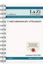 Codul administrativ al Romaniei Act.30 aprilie 2026 Ed.Spiralata - -