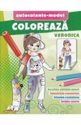 Coloreaza Veronica. Autocolante model - Autor Anonim