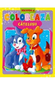 Descopera si coloreaza catelusii - -