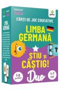 Limba germana. Stiu si castig! Carti de joc educative - Autor Anonim