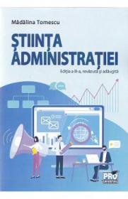 Stiinta administratiei - Madalina Tomescu