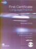 FIRST CERTIFICATE Language Practice+CD with key - Michael Vince