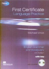 FIRST CERTIFICATE Language Practice+CD with key - Michael Vince