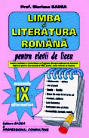 Limba si literatura romana - clasa a IX-a - prof. Mariana Badea