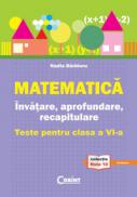 MATEMATICA. INVATARE, APROFUNDARE, RECAPITULARE. TESTE PENTRU CLASA A VI-A - Nadia Barbieru