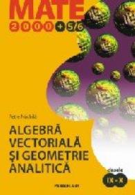 Algebra Vectoriala si Geometrie Analitica. Clasele Ix-x - Nachila Petre
