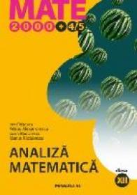 Analiza Matematica. Clasa A Xii-a - Alexandrescu Petrus, Chitescu Ion, Radulescu Marius, Radulescu Sorin