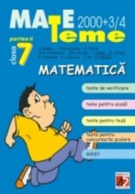 Matematica. Clasa A Vii-a. Partea Ii - Badea A., Stanciulescu I., Moroti C., Nicolaescu Gh., Drugan Gh., Ghica I., Giurgiu M., Poponea N., Cojocaru E., Ilie J., Puican F.