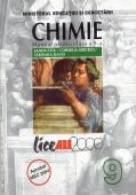 Chimie. Manual Pentru Clasa A Ix-a - FATU Sanda, GRECESCU Cornelia, DAVID Veronica