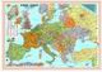 Harta politica si rutiera a Europei (scara: 1:3.500.000) - 