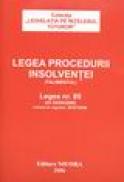 Legea procedurii insolventei (Falimentul) - ***