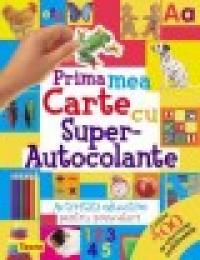 Prima mea carte cu super - autocolante - ***