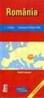 Romania -camping & motels map - 