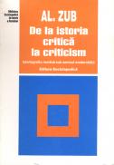 De la istoria critica la criticism - Al. Zub