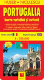 Harta Portugaliei - turistica si rutiera (Cod 8654) - HUBER NICULESCU