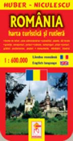 Harta Romaniei - turistica si rutiera - HUBER - NICULESCU