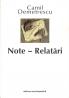 Note - Relatari - Camil Demetrescu