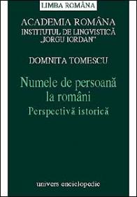 Numele de persoana la romani - Domnita Tomescu