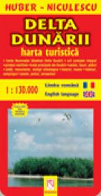 Delta Dunarii - Harta turistica si rutiera - HUBER-NICULESCU