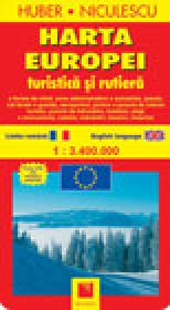 Harta Europei - Turistica si rutiera - HUBER - NICULESCU