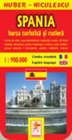 Harta Spaniei - Turistica si rutiera - HUBER - NICULESCU