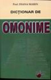 Dictionar de omonime - Diana Marin
