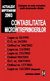 Contabilitatea microintreprinderilor - Culegere de acte normative