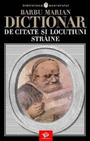 Dictionar de citate si locutiuni straine - Marian Barbu