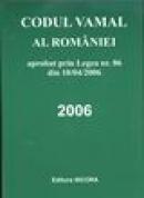 Codul vamal al Romaniei - Ed Nicora