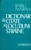 Dictionar de citate si locutiuni straine - Barbu Marian