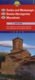 Serbia-Muntenegru (Harta rutiera) - ***