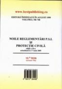 Noile reglementari P.S.I. si protectie civila - ***