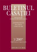 Buletinul Casatiei, Nr. 3/2007 - 